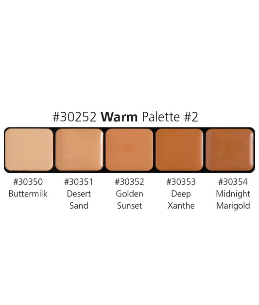 Graftobian HD Glam Creme Palette Warm #2 - 30252
