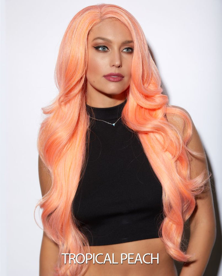 Blush Tropical Peach Lace Front Wig