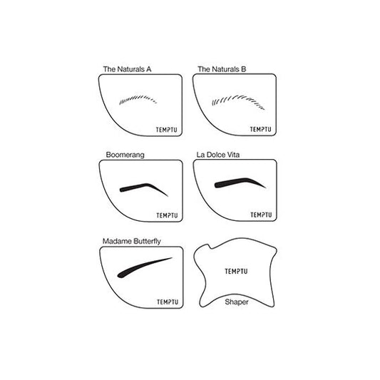 Temptu Airbrow Shaper & Stencils 30051