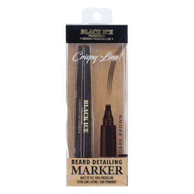 Black Ice Beard Detailing Marker - Dark Brown