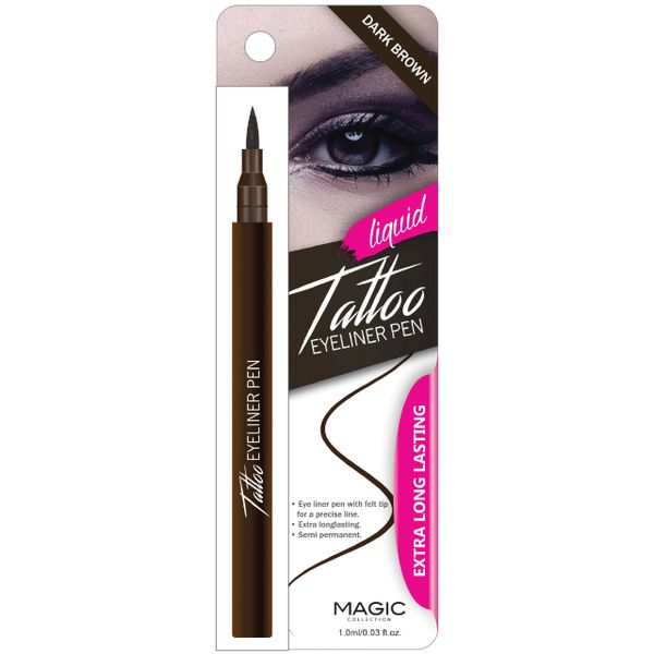Tattoo Eyeliner Pen Dark Brown EYE1009DBRO