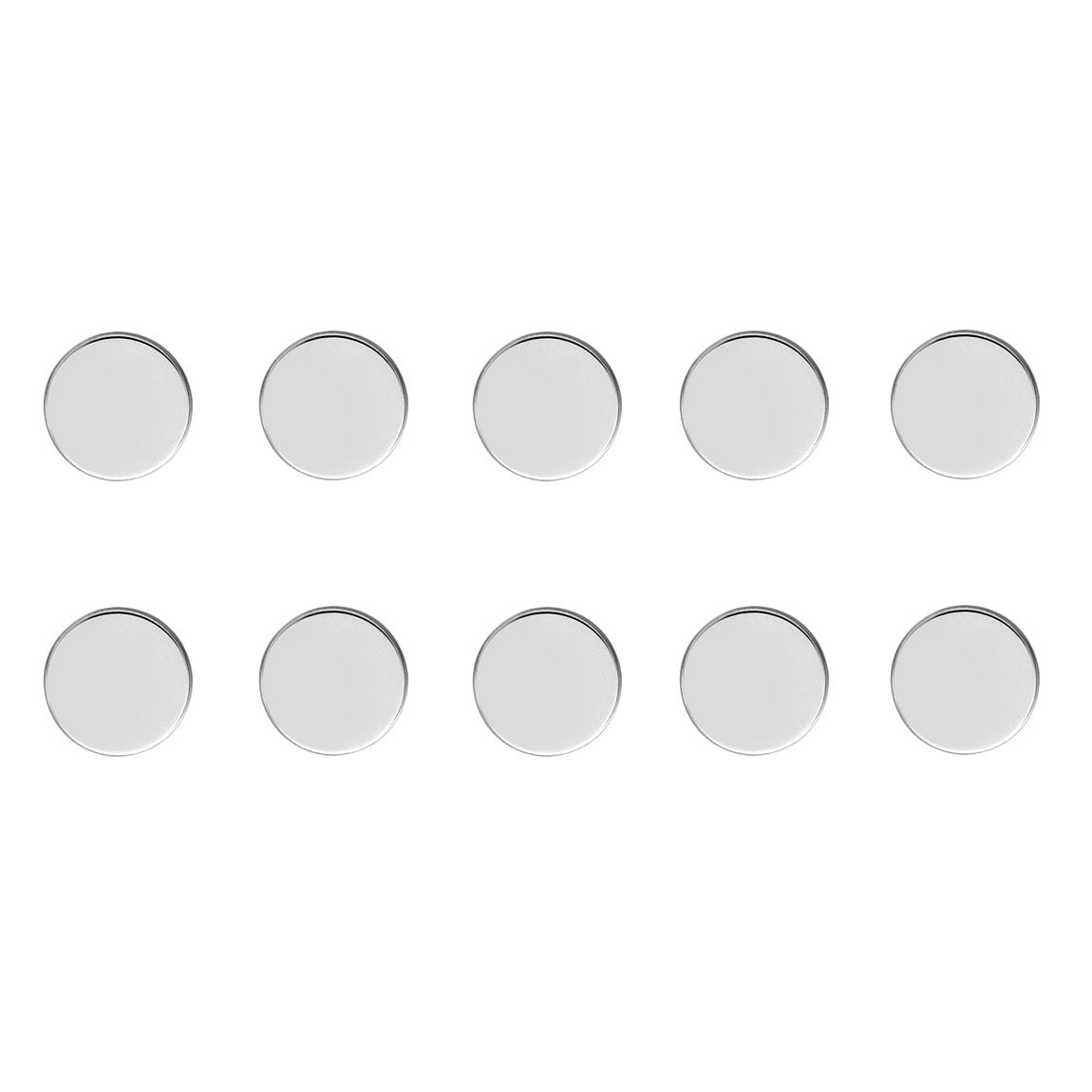 Zpalette 10 Pieces Mini Round Metal Pans