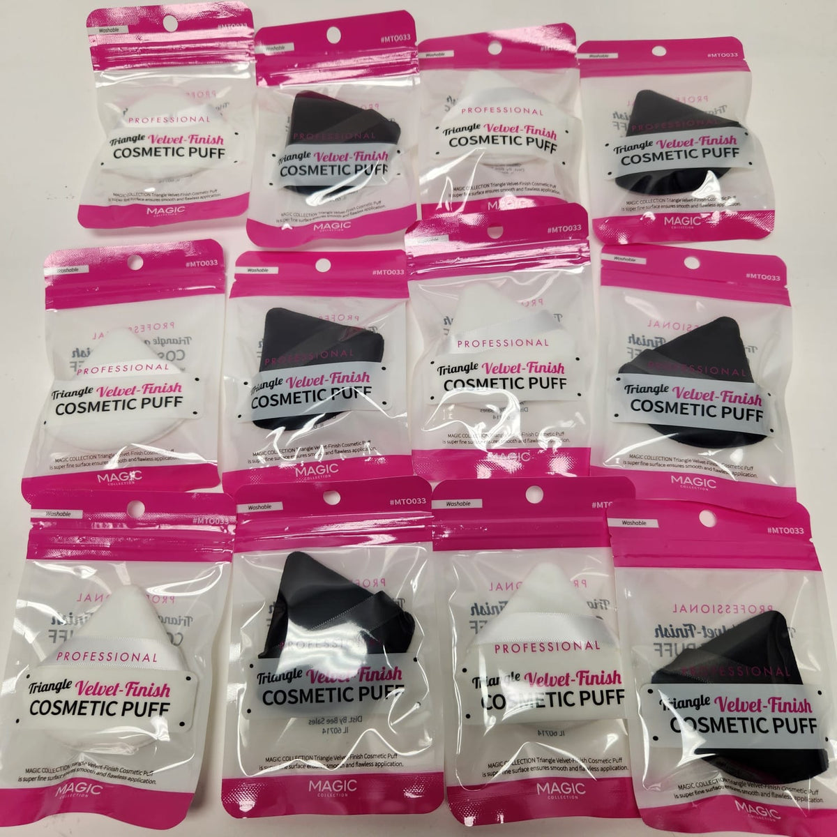 12pack of 10pc bags of doe foot applicators in pink 