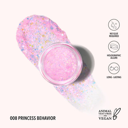 Moira Hologram Glitter Gel
