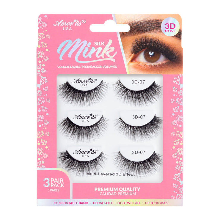 Amor Us 07 - 3D Silk Mink Lashes Pack