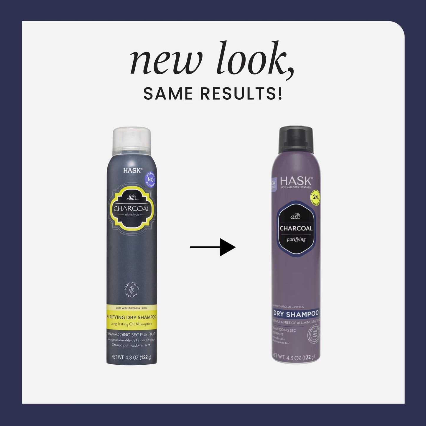 Hask Dry Shampoo - Charcoal & Citrus Purifying Oil Control 4.3oz