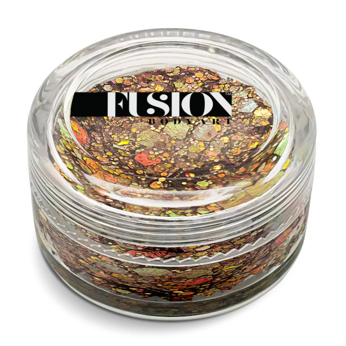 Fusion Body Art Glitter Cream AUTUMN LEAVES 10mL - Color Shifting