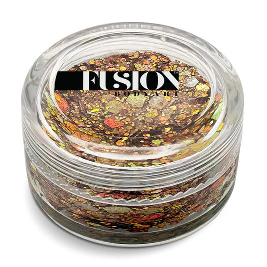 Fusion Body Art Glitter Cream AUTUMN LEAVES 10mL - Color Shifting
