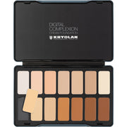 Kryolan Digital Complexion Cream Foundation Palette 14 Colors