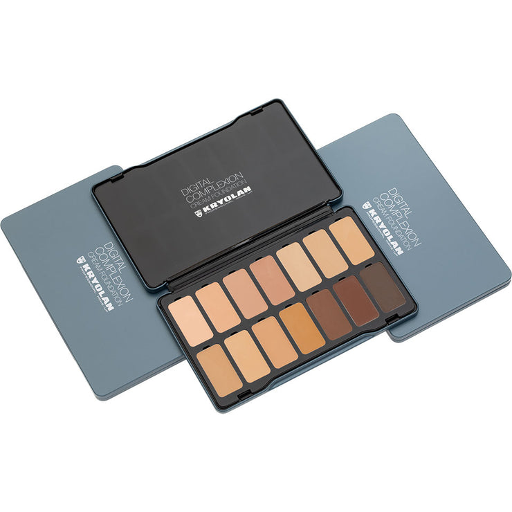 Kryolan Digital Complexion Cream Foundation Palette 14 Colors