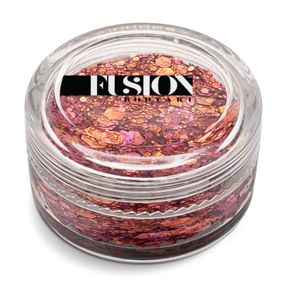 Fusion Body Art Glitter Cream PINK CRUSH 10mL - Color Shifting
