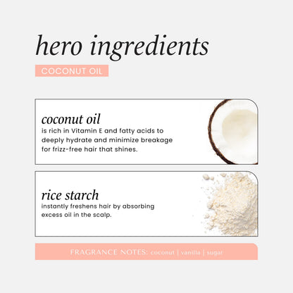 Hask Dry Shampoo - Coconut Oil 4.3oz