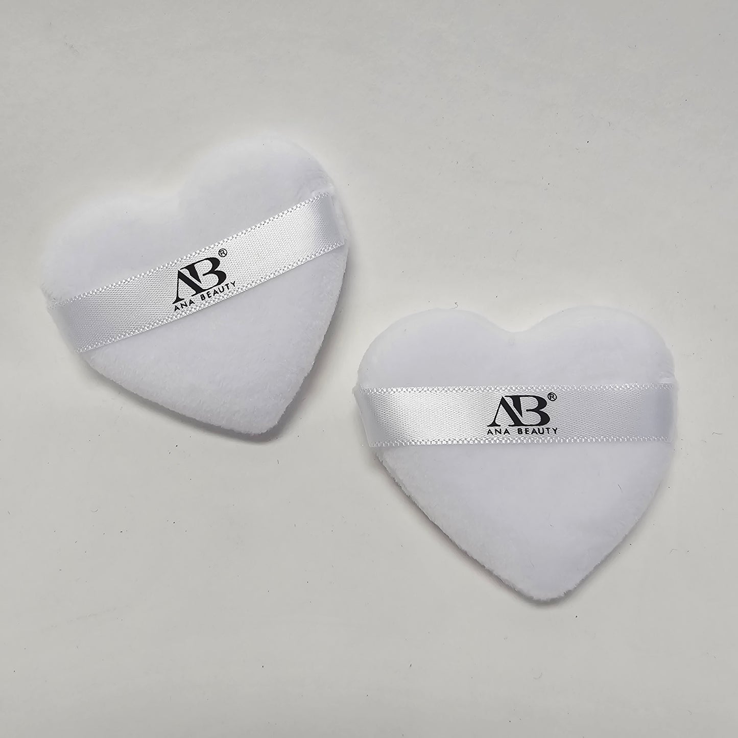 Ana Beauty Velvet Heart Cosmetic Puff - 2 Pack