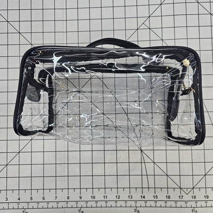 theMUAproject Double Zipper Clear Makeup Travel Bag