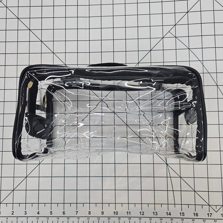 theMUAproject Double Zipper Clear Makeup Travel Bag