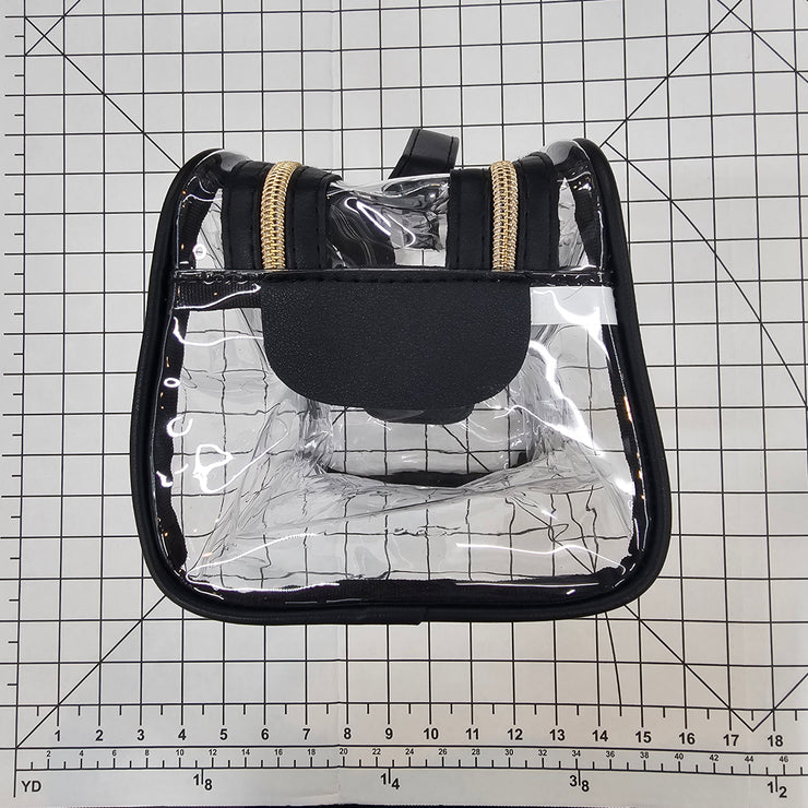 theMUAproject Double Zipper Clear Makeup Travel Bag