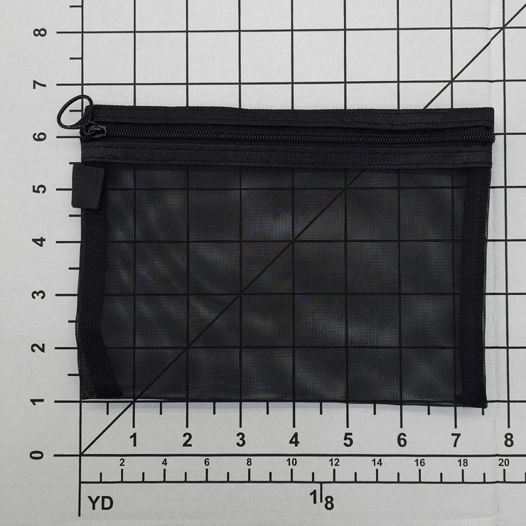 theMUAproject Medium Mesh Pouch With Side Zipper