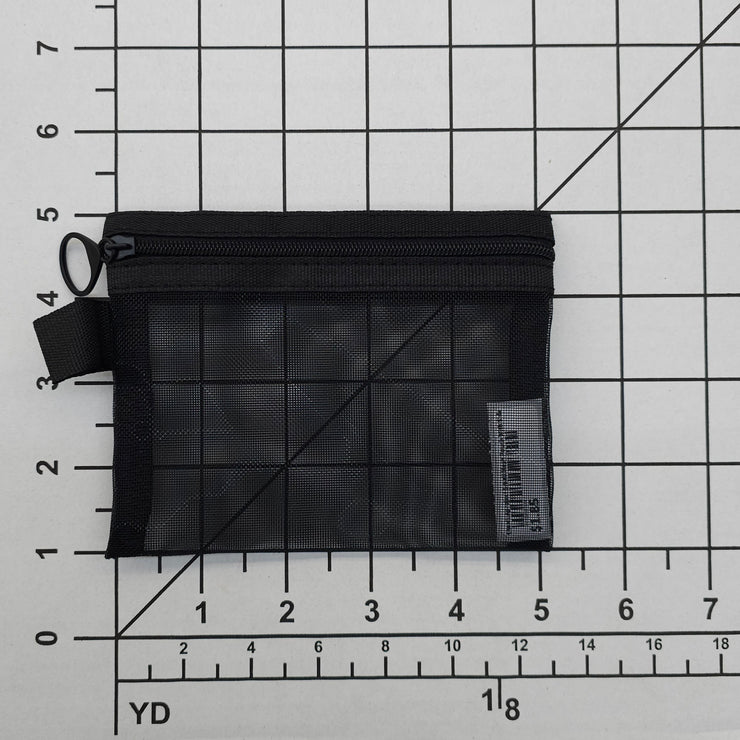 theMUAproject Small Mesh Pouch With Side Zipper