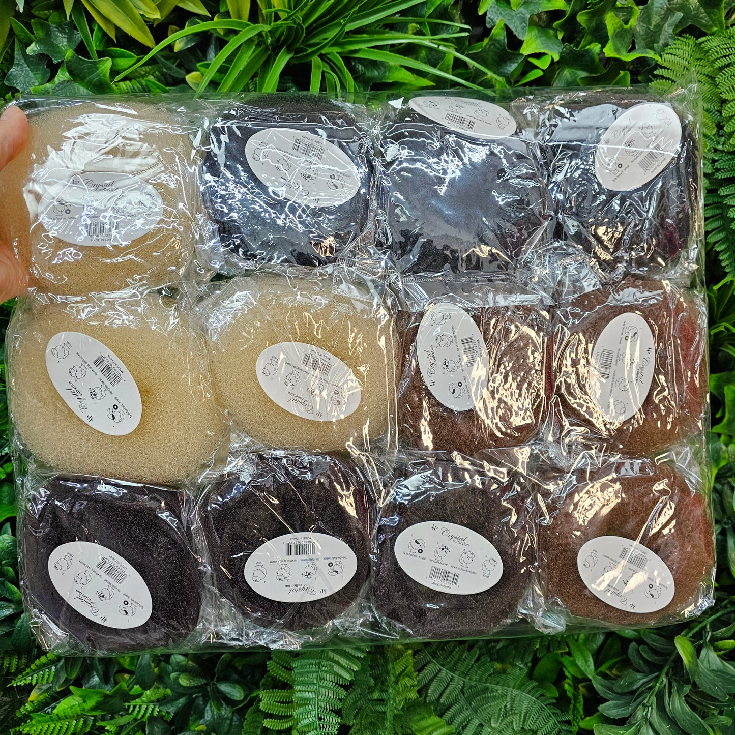 theMUAproject Bulk Large Hair Donuts - 12 PCS Assorted Colors