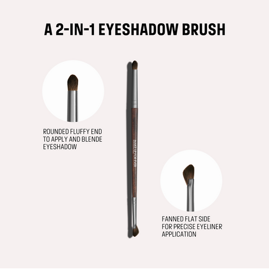 Make Up For Ever #262 DUAL-ENDED EYESHADOW & EYELINER BRUSH
