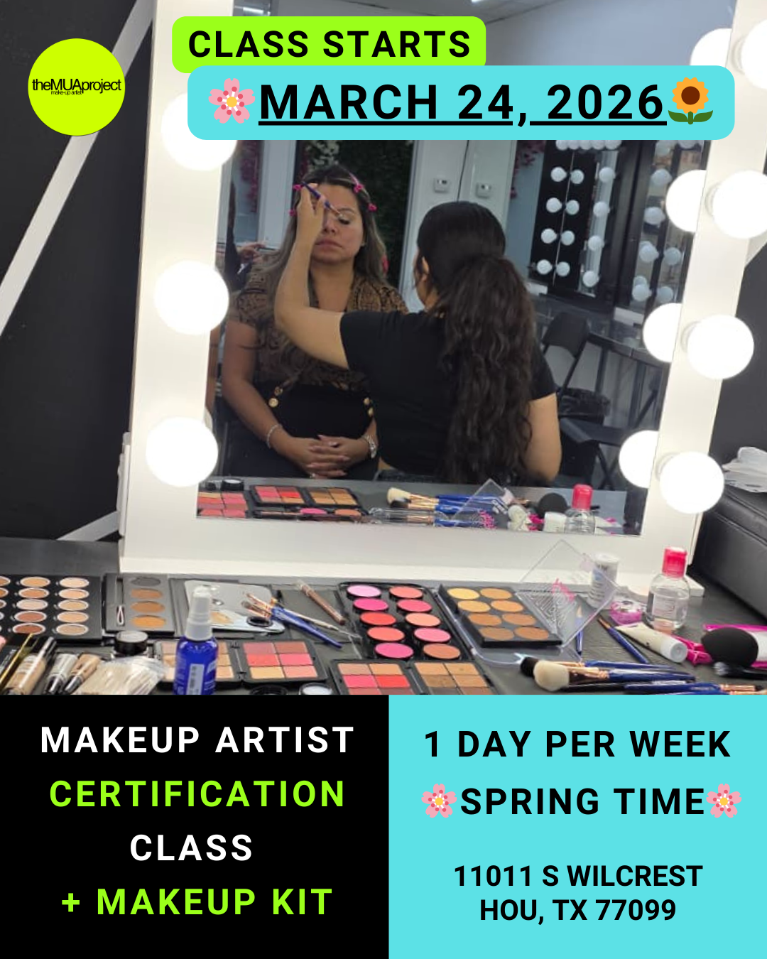 Fundamentals of Makeup Program + 2 BONUS CLASSES! 💐SPRING CLASS