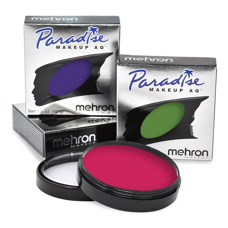 Mehron Paradise Makeup AQ™ - Matte, Metallic and Neon Shades Face and Body Paints