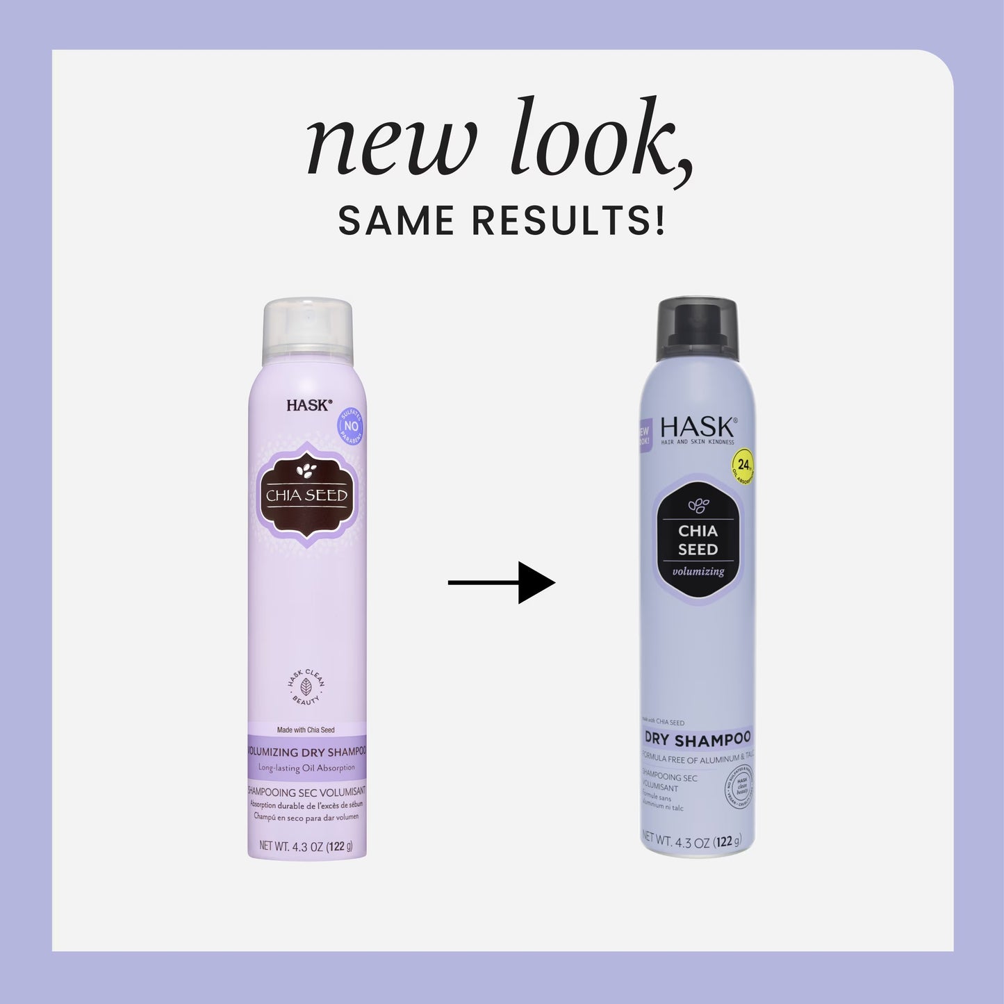Hask Dry Shampoo - Chia Seed 4.3oz