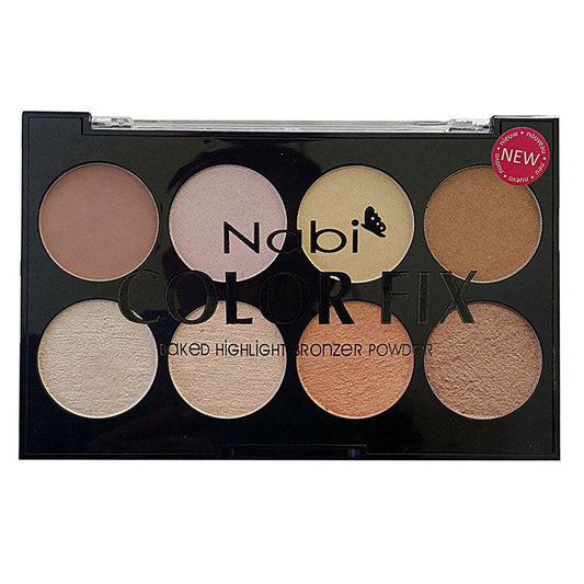 Nabi Color Fix Highlight & Bronzer Palette