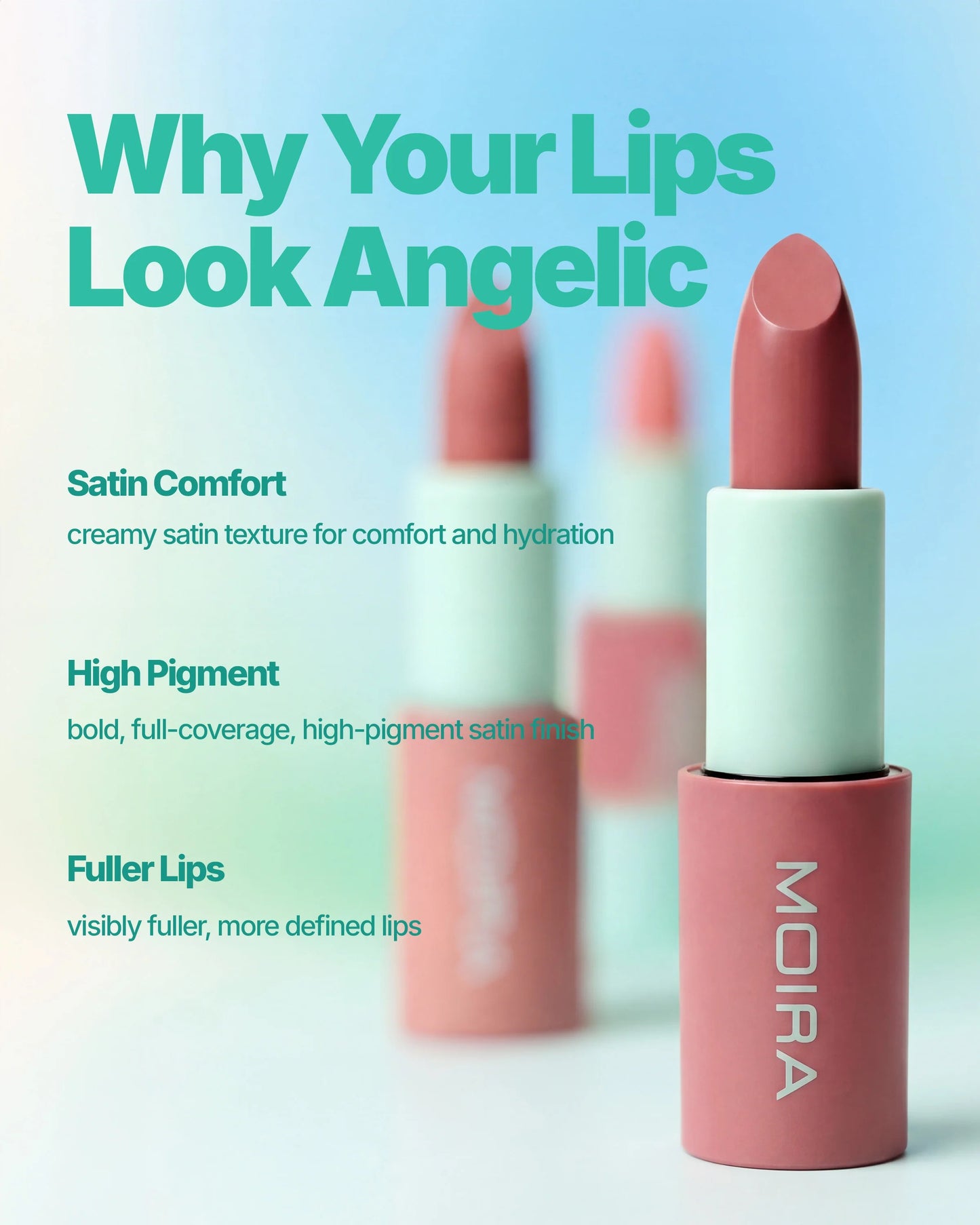 Moira Angel Satin Lipstick