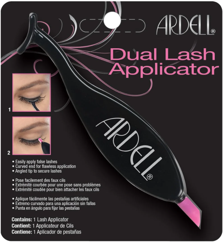 The ardell dual lash applicator packaging with instructions