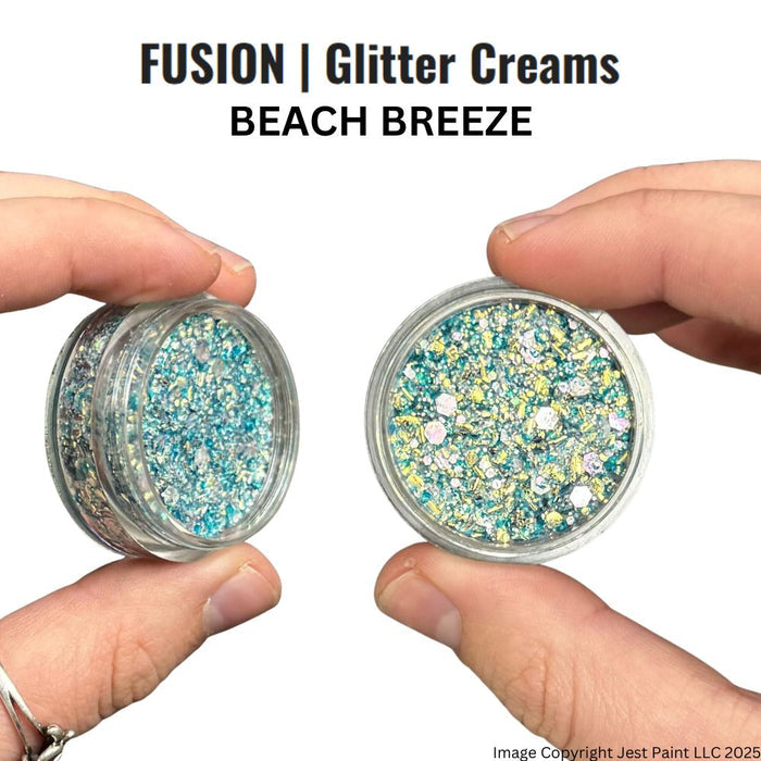 Fusion Body Art Glitter Cream BEACH BREEZE 10mL