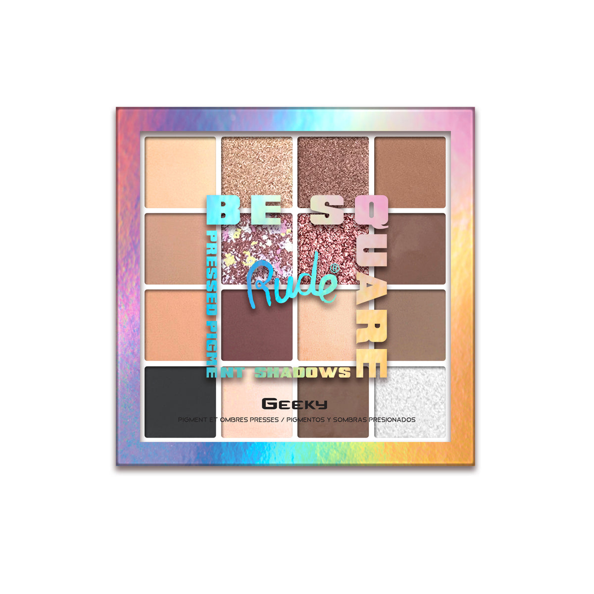 Be Square Pressed Pigments & Shadows Palette