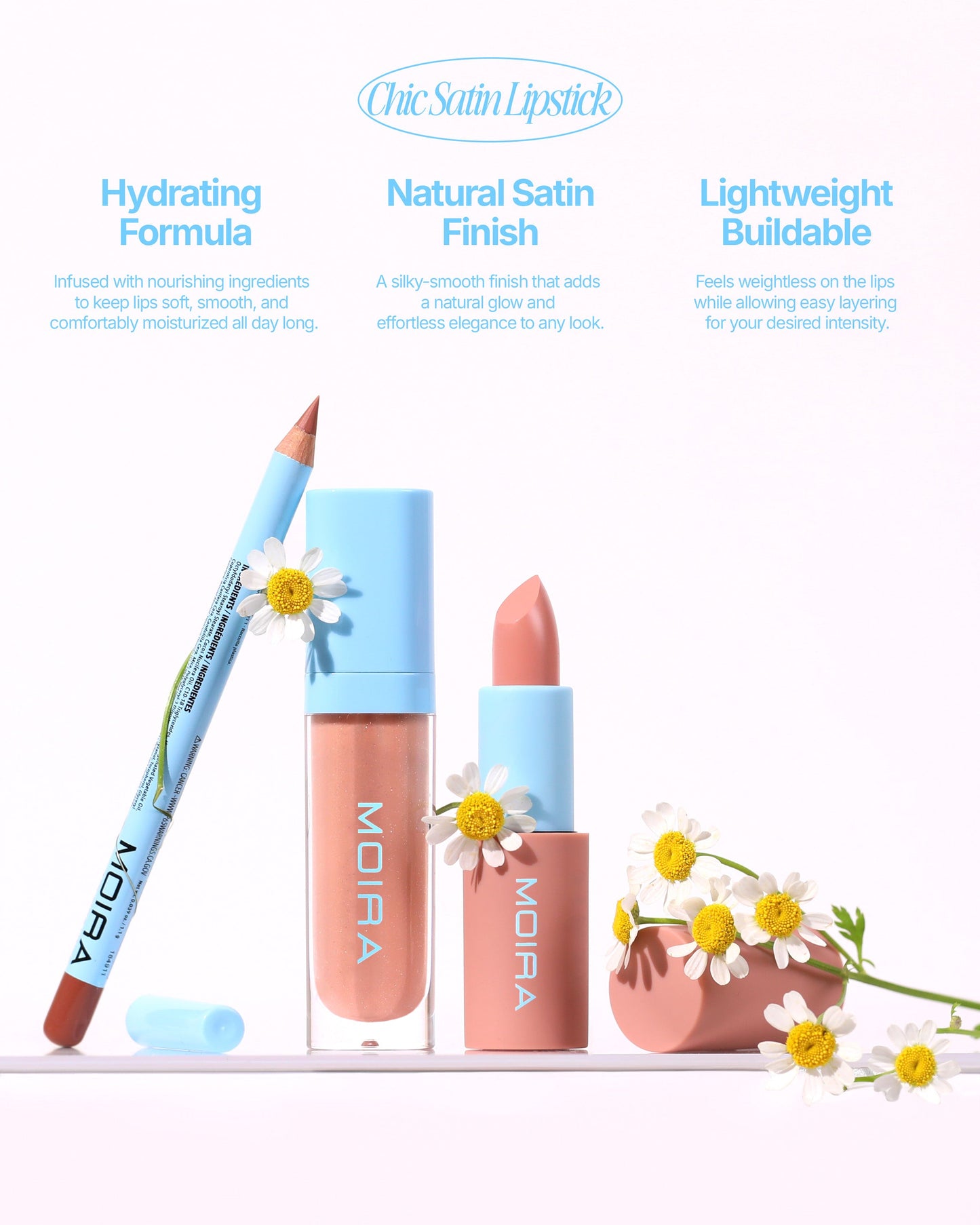 Moira Chic Satin Lipstick