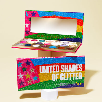 United Shades of Glitter 21 Pressed Glitter Palette