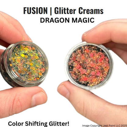 Fusion Body Art Glitter Cream MAGIC DRAGON 10mL- Color Shifting