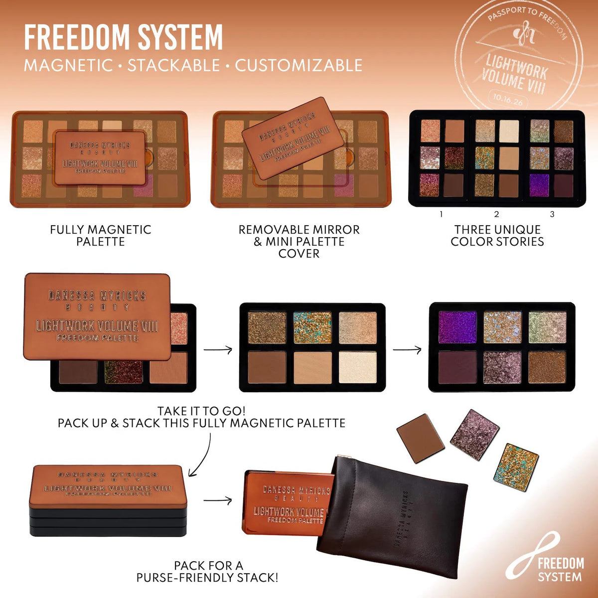 Danessa Myricks Beauty LIGHTWORK VIII Freedom Makeup Palette