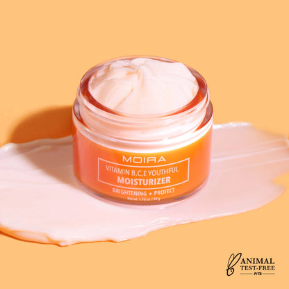MOIRA Vitamin B, C & E Youthful Moisturizer | Daily Face Cream