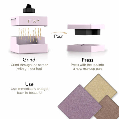 FIXY Broken Makeup Repair Kit & Makeup Blender Square