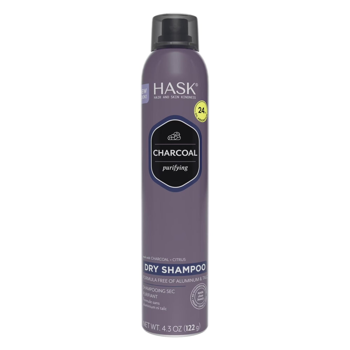Hask Dry Shampoo - Charcoal & Citrus Purifying Oil Control 4.3oz