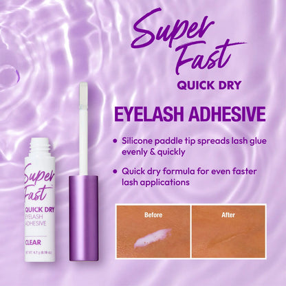 Kiss iEnvy Super Fast Quick Drying Clear Lash Glue with Silicone Tip - KPEDG22