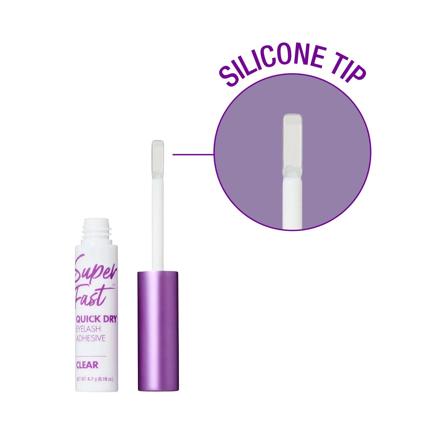 Kiss iEnvy Super Fast Quick Drying Clear Lash Glue with Silicone Tip - KPEDG22
