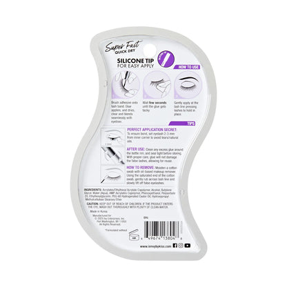 Kiss iEnvy Super Fast Quick Drying Clear Lash Glue with Silicone Tip - KPEDG22