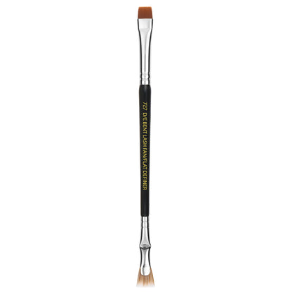 Bdellium Tools 727 Double-Ended Bent Lash Fan / Flat Definer