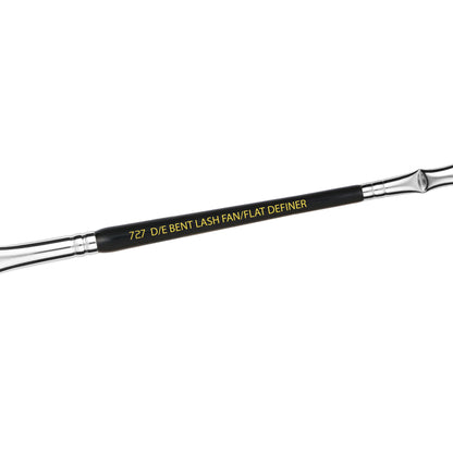 Bdellium Tools 727 Double-Ended Bent Lash Fan / Flat Definer
