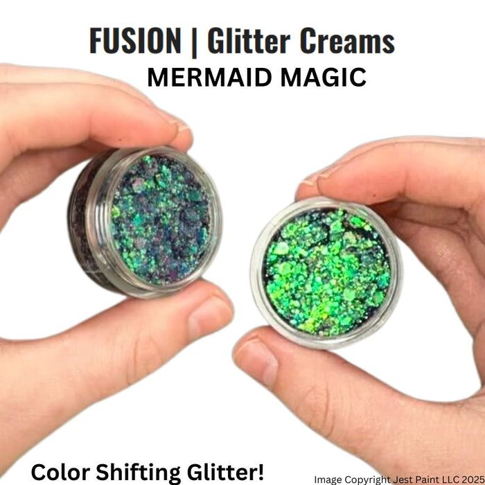 Fusion Body Art Glitter Cream MERMAID MAGIC 10mL - Color Shifting