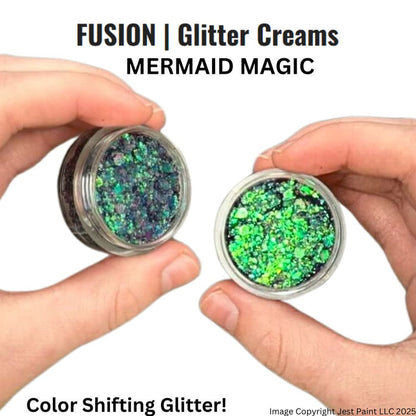 Fusion Body Art Glitter Cream MERMAID MAGIC 10mL - Color Shifting