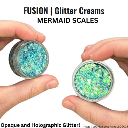 Fusion Body Art Glitter Cream MERMAID SCALES 10mL