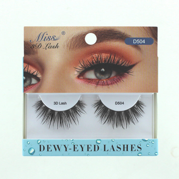 Miss Lashes 3D Dewy-Eyed Lashes - D504