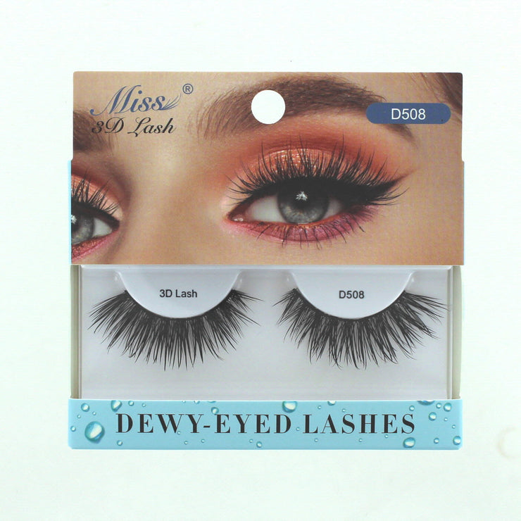 Miss Lashes 3D Dewy-Eyed Lashes - D508