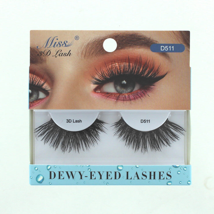 Miss Lashes 3D Dewy-Eyed Lashes - D511
